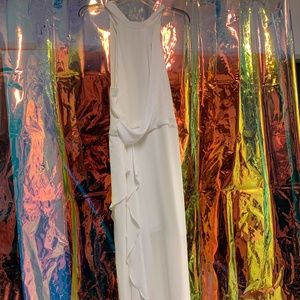 Halston Mock Neck Gown